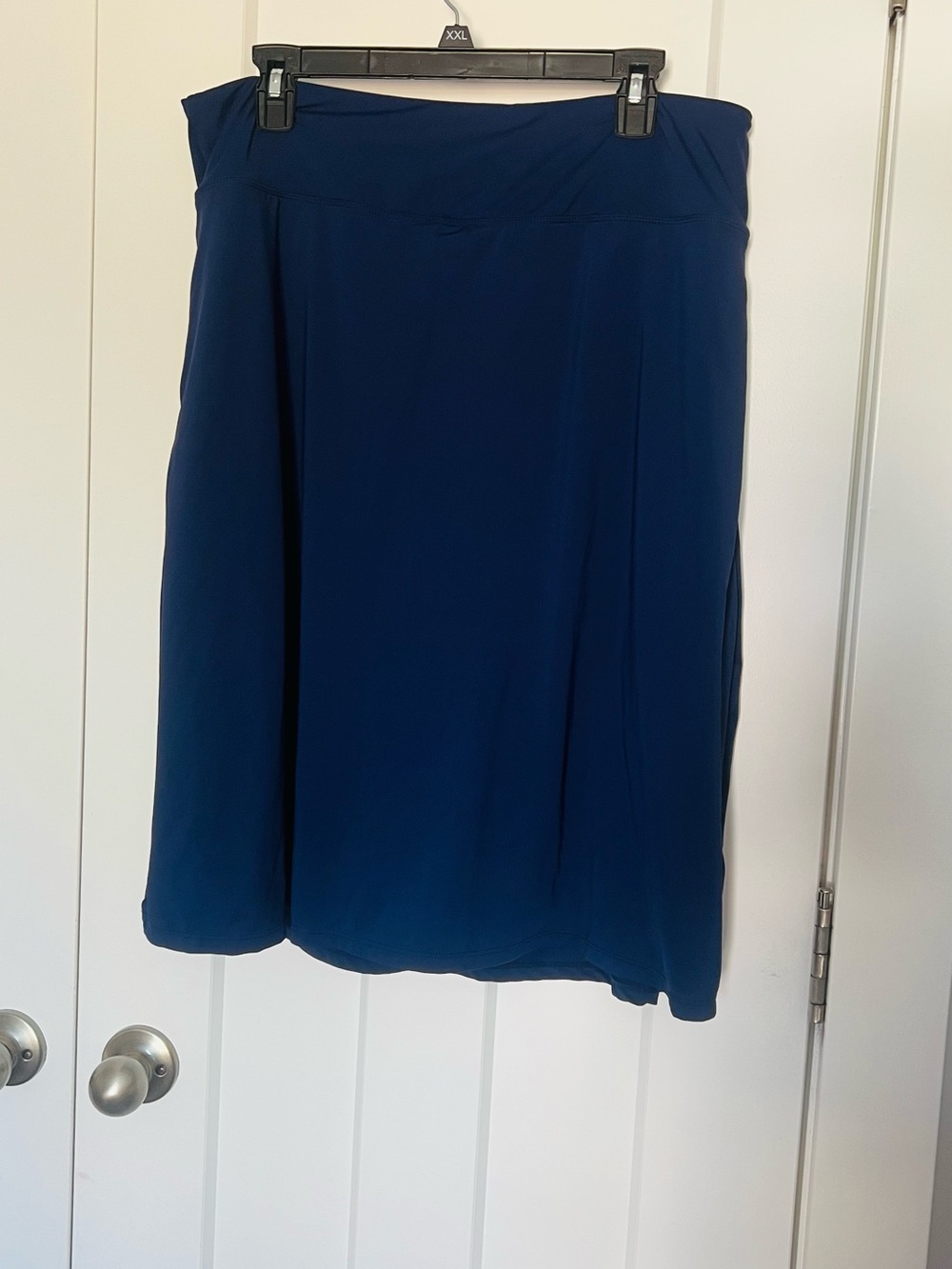 Women's Navy Blue A-Line Skirt